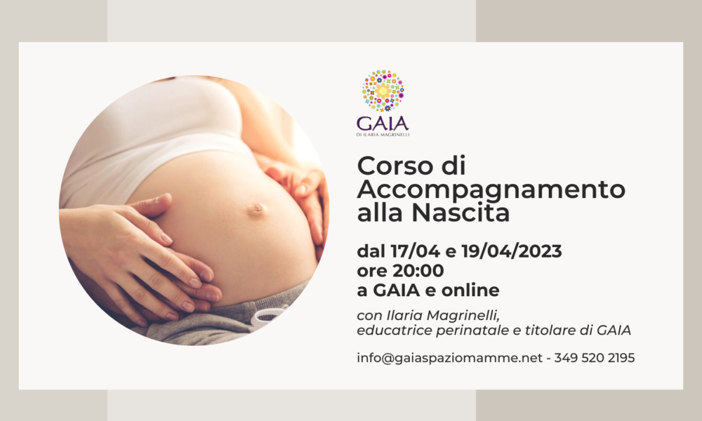 corso preparto aprile 2023 gaia soave
